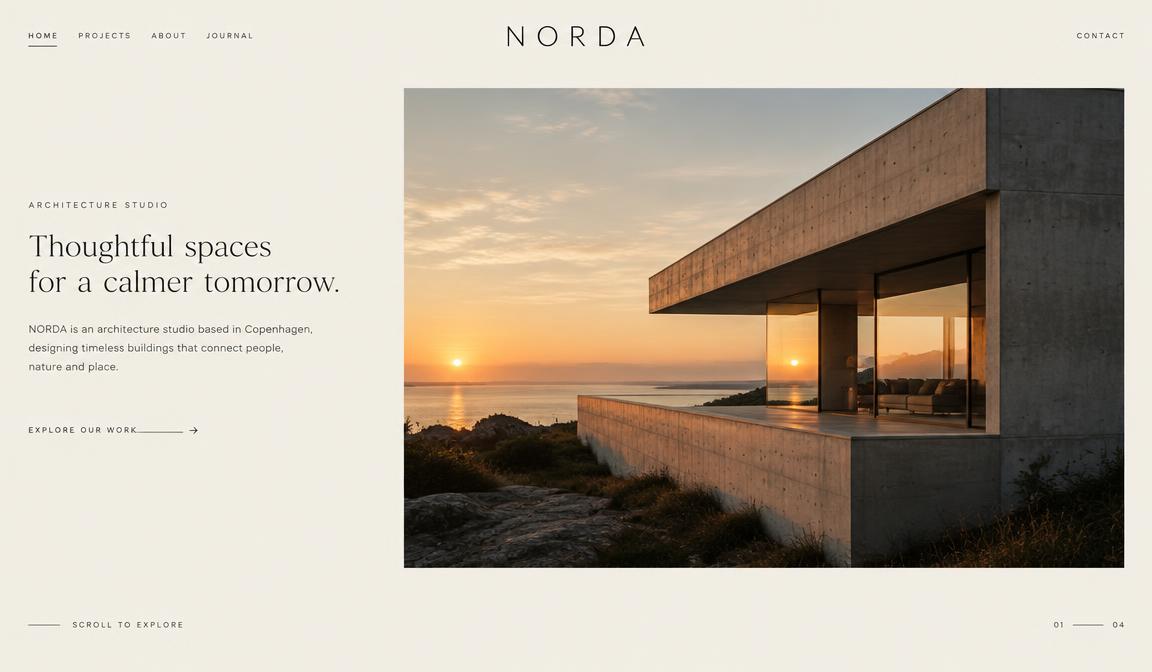 Sitio web NORDA